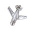 Rhinestone Encrusted Airplane Pin