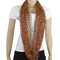 black and orange confetti scarf