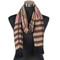 Brown Stripes Pashmina Scarf