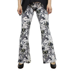 Abstract Butterfly Bell Bottoms