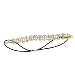 Crystal Loops Headwrap Headband Gold