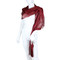 Shimmer and Shine Fringed Scarf Burgundy