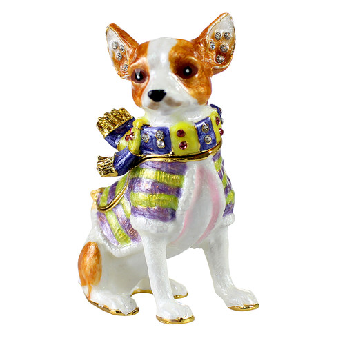 Chihuahua Trinket Box
