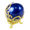 Royal Blue Faberge Egg Trinket Box