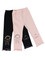 Ultra Soft KidsCotton Capri Cute Girl 2 Pack Pink/Black 18M