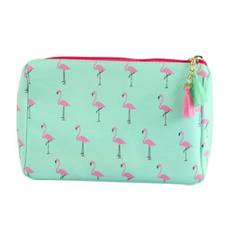 Flamingo Print Multiuse Bag Tassels