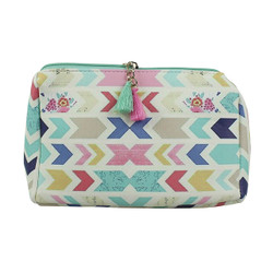 Chevron Print Multiuse Bag Tassels