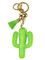 Cactus Rhinestone Key Chain with Padded Felt Backing