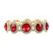 Elegant Crystal Bracelets Red