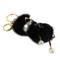 Dangling Chick Bag Mink Fur Black