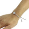 Brilliant-cut Cubic Zirconia Tennis Slider Bracelet Silver