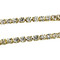 Cubic Zirconia Geometric Layered Bracelet Long Chain Gold