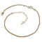 Cubic Zirconia Marquise-Cut Layered Bracelet Long Chain Gold