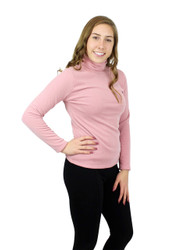 Shimmer and Shine Turtleneck Long Sleeve with Fleece Pink Size S