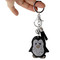 Penguin Rhinestone Keychain with Soft Padded Backing