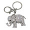 Elephant Keychain Bag Charm Silver