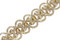 Victorian Bracelet Cubic Zirconia Gold