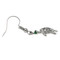 Crystal Turtle Earrings with Fish Hook