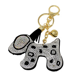 Puppy Key Chain with Soft Padded Felt Backing