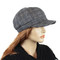 Baker Boy Tweed Cap Grey Plaid