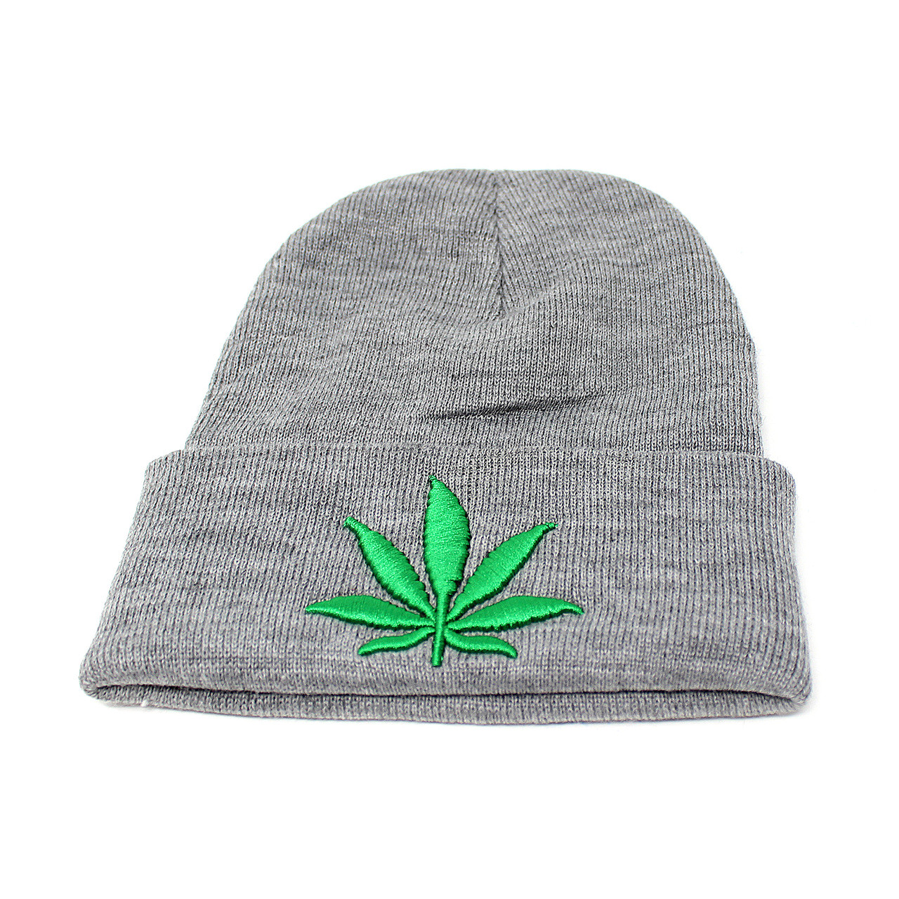 pot leaf beanie