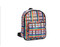 Haymarket Checkered Glittering Backpack Fashion Bag Rainbow
