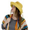 Wired Cotton UV Hat for Women Mustard