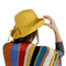 Wired Cotton UV Hat for Women Mustard
