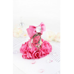 Bella Rosa Corset Brush Holder, Pink…