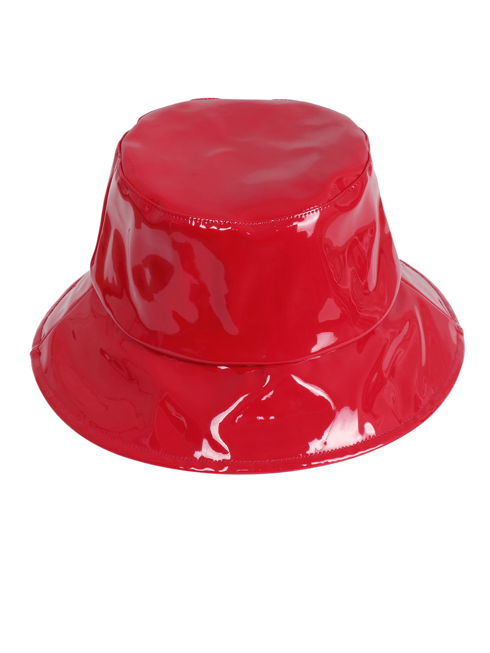 patent leather bucket hat