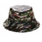 Super Soft PVC Bucket Hat Foldable Black Camouflage