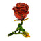 red rose trinket box