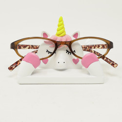 Cute Unicorn Eyeglass Stand 4.5"L