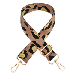 Neon Leopard Print Handbag Strap for Shoulder Carry or Crossbody