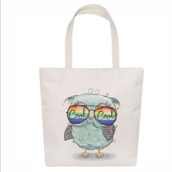 Cool Cool Owl Tote Beach Bag Canvas