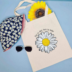 Daisy Flower Feel Good Canvas Bag