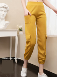 Women's Jogger with 3 Pockets Mustard
