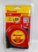 Starrett 25' Exact Tape Measure, TX1-25, Lot of 1 - FREE SHIPPING