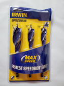 IRWIN Tools SPEEDBOR Max Speed Wood Drill Bit Set, 3-Piece, 1 set - FREE SHIPPING