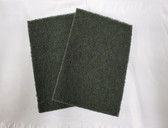 6" x 9" Non-Woven Hand Pads, Green, Keen, 5pk