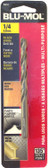 1/4" Drill Bit Blu-Mol Black Oxide Split Point, 6637, 10 Drill Bits
