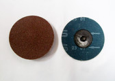 3" Sandpaper Roloc Discs, 80 Grit, A/O Type R, 25 pack
