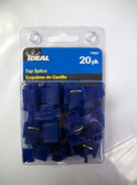 Ideal Tap Splice, Blue, 770321, 20pk, Lot of 1 - FREE SHIPPING