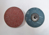 3" Sandpaper Roloc Discs, 36 Grit, A/O Type R, LTS, 25 pack with Arbor - Free Shipping
