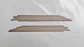 8" 18 TPI Reciprocating Blade Tapered , Unpainted, Bi-Metal 100 Blades - FREE SHIPPING