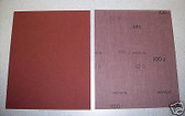 9"x11" Aluminum Oxide Cloth Sanding Sheet Sand Paper 100 Grit, BULK, 50-pack