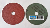 4" x 5/8" Fiber Resin Sanding Disc, 36 Grit, A/O, Norton, 25 pack BULK - FREE SHIPPING