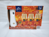 Glade Golden Pumpkin & Spice Fragrance, 1 Automatic Sprayer & 3 Refills - FREE SHIPPING