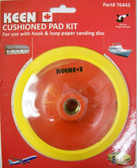 6" x 5/8" Cushioned Pad Kit Hook & Loop Keen Abrasives #76443, Lot of 1 - Free Shipping