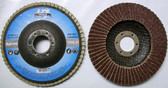 4-1/2" x 7/8" Flap Discs, 36 Grit, Type 27, AO, Professional Grade, 25 Discs